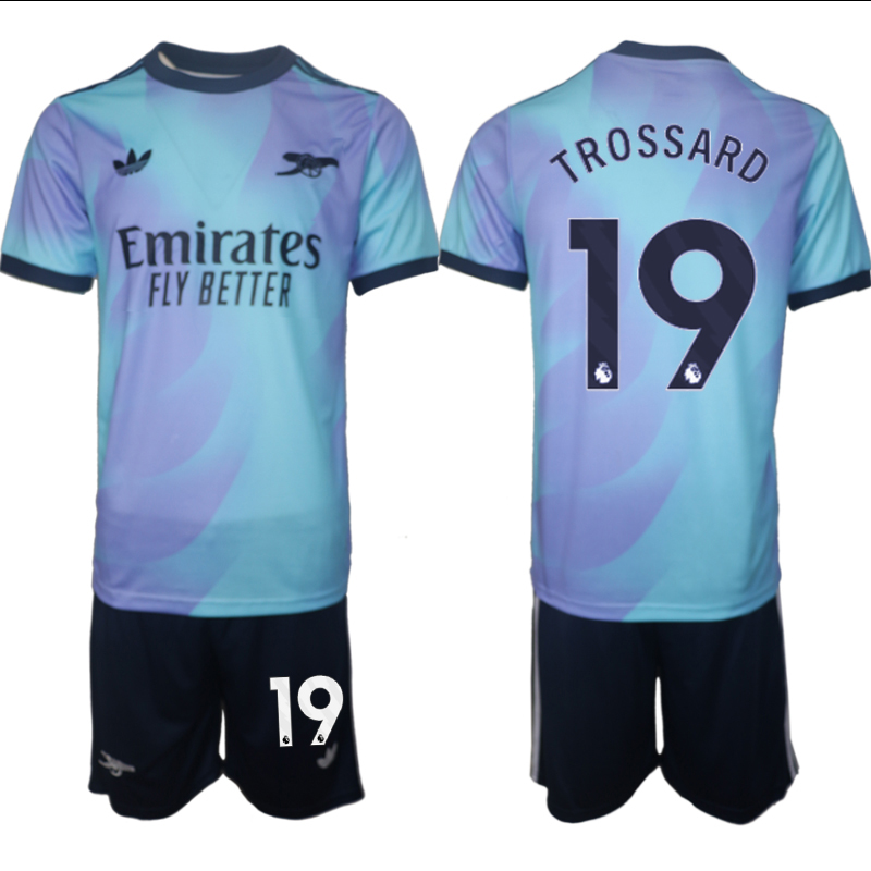 Men 2024-2025 Club Arsenal away Purple blue #19 Soccer Jersey